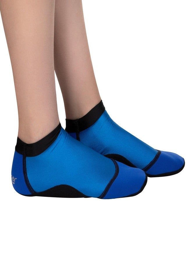 Seavenger SeaSnugs | Low Beach Socks for Sand Volleyball, Soccer, Snorkeling & Watersports (Blue, Large) - Image 3